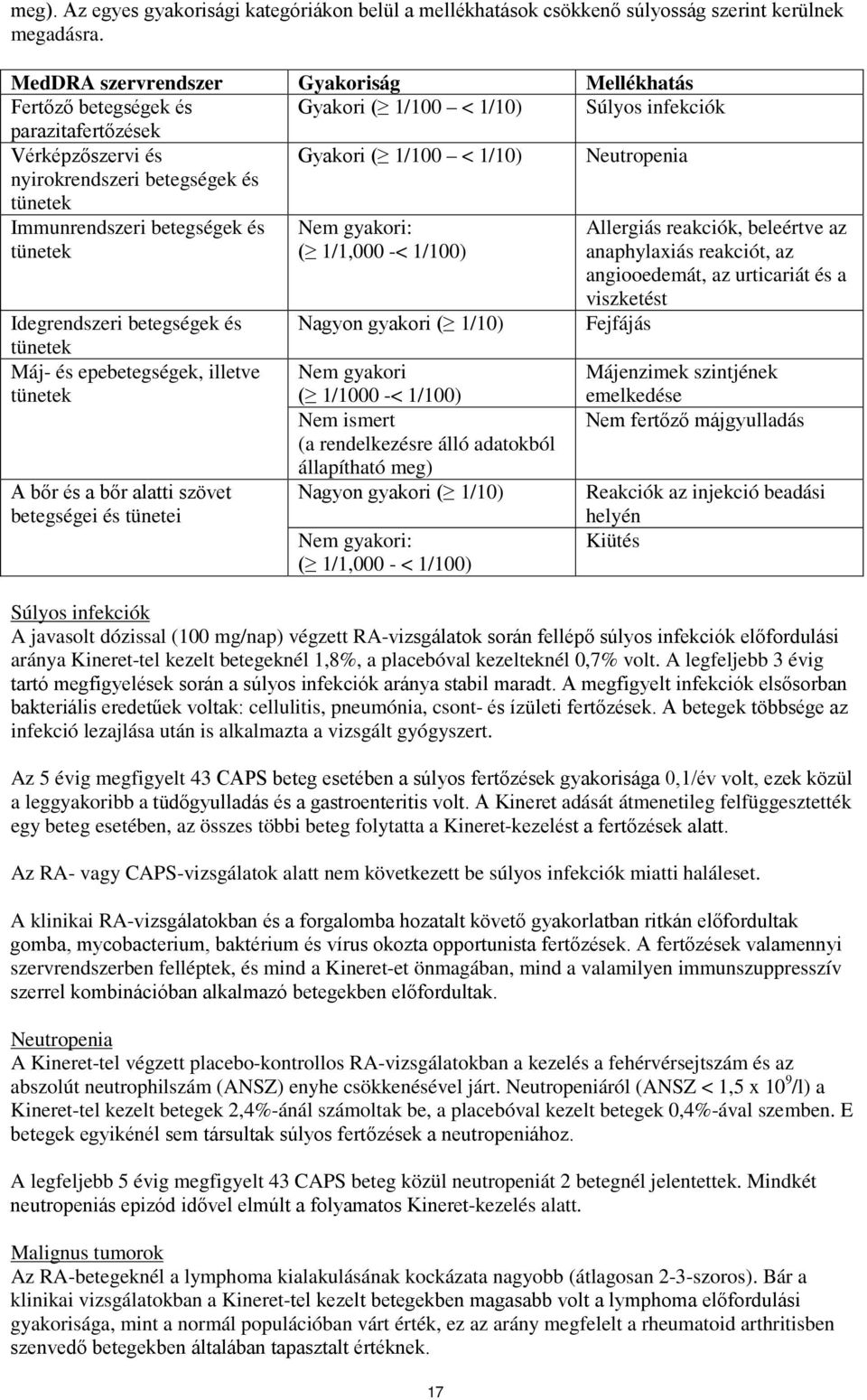 betegségek és tünetek Immunrendszeri betegségek és tünetek Nem gyakori: ( 1/1,000 -< 1/100) Allergiás reakciók, beleértve az anaphylaxiás reakciót, az angiooedemát, az urticariát és a viszketést