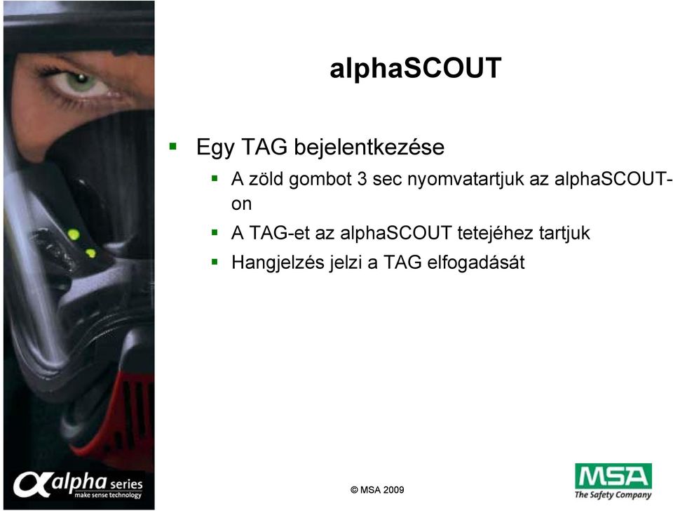 alphascouton A TAG-et az alphascout