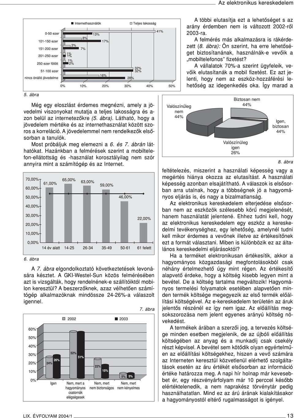 Ez azt jelenti, hogy nem az eszköz-hozzáférési lehetôség az idegenkedés oka. Így marad a 5.