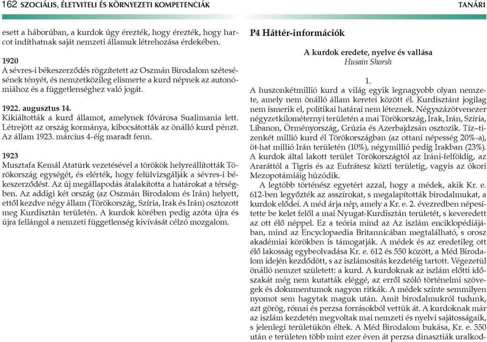 Kikiáltották a kurd államot, amelynek fővárosa Sualimania lett. Létrejött az ország kormánya, kibocsátották az önálló kurd pénzt. Az állam 1923. március 4-éig maradt fenn.