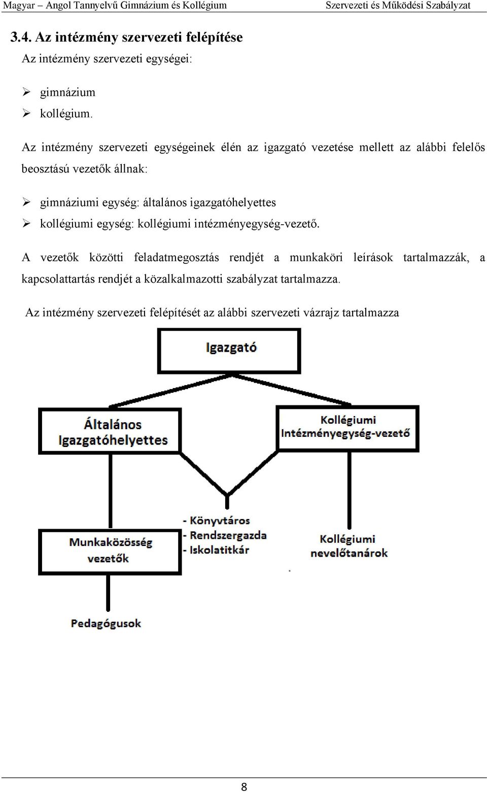 általános igazgatóhelyettes kollégiumi egység: kollégiumi intézményegység-vezető.