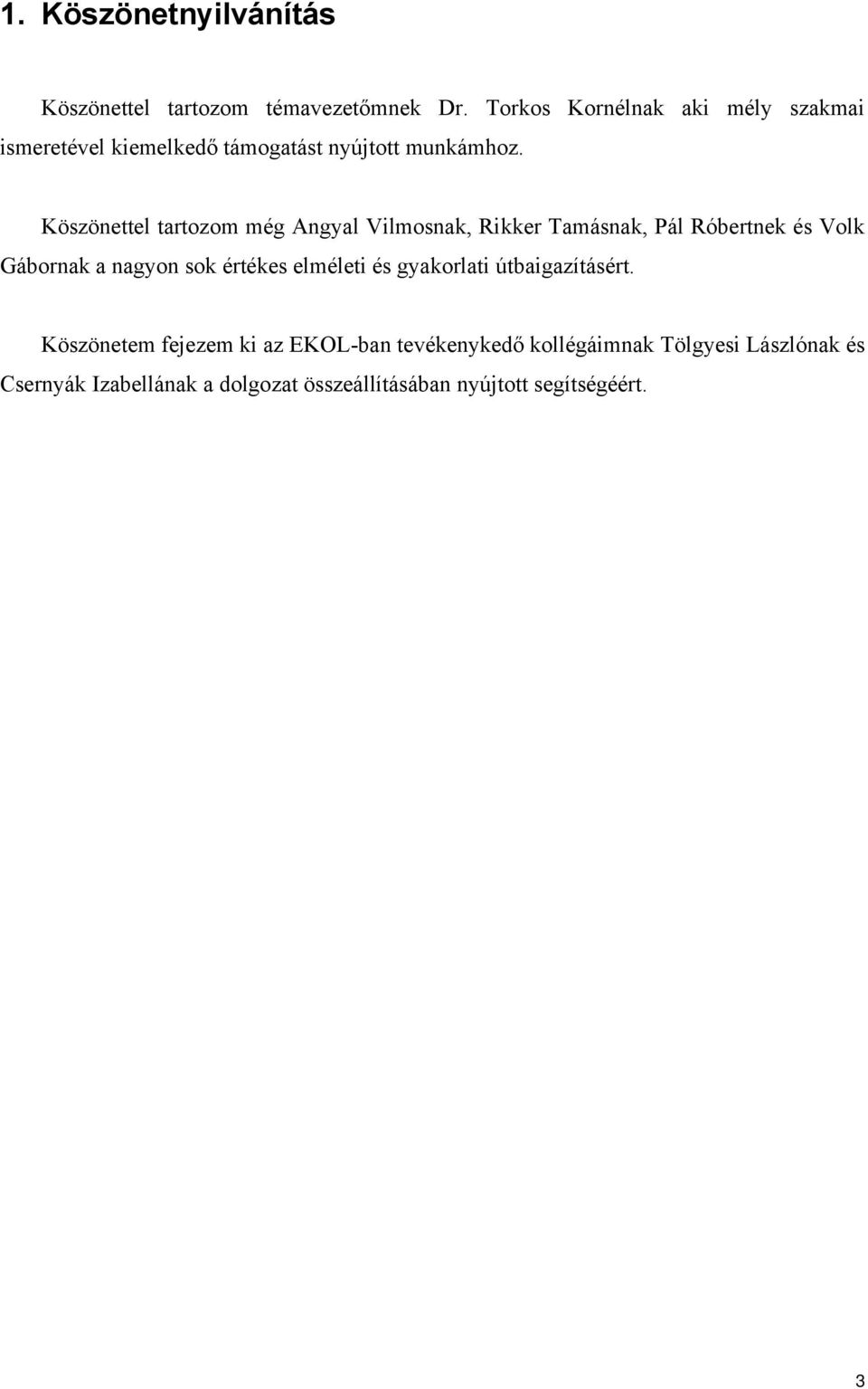 Köszönettel tartozom még Angyal Vilmosnak, Rikker Tamásnak, Pál Róbertnek és Volk Gábornak a nagyon sok értékes