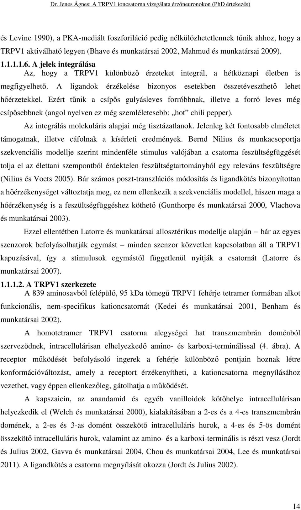 Ezért tűnik a csípős gulyásleves forróbbnak, illetve a forró leves még csípősebbnek (angol nyelven ez még szemléletesebb: hot chili pepper). Az integrálás molekuláris alapjai még tisztázatlanok.