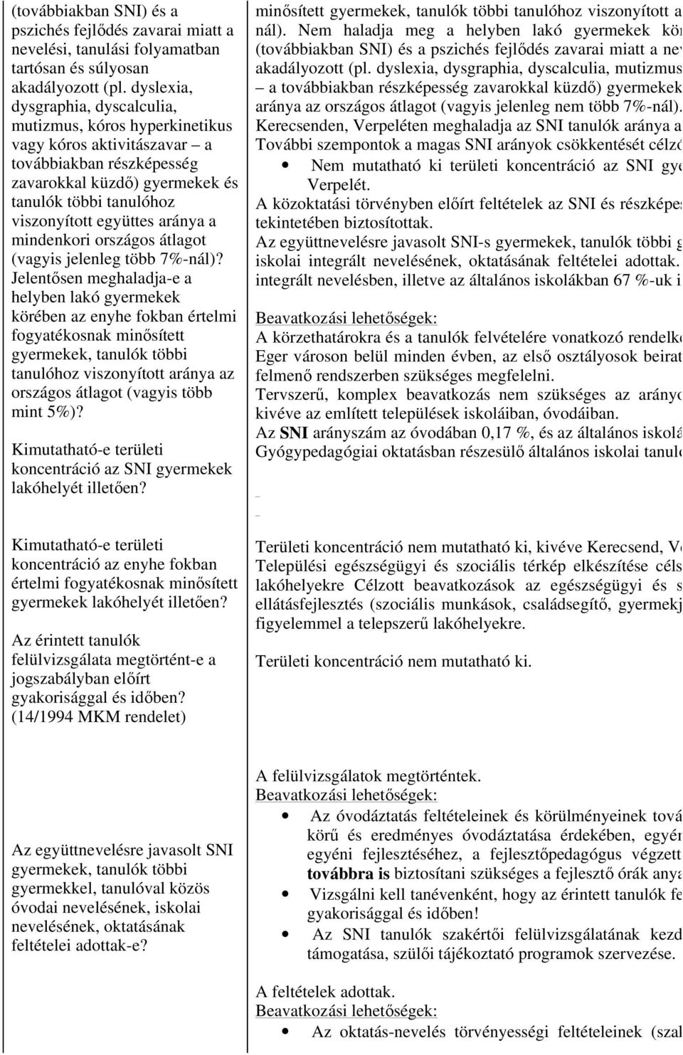 aránya a mindenkori országos átlagot (vagyis jelenleg több 7%-nál)?