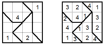 Relációs sudoku (50 pont) Ebben a variációba további szabály, hogy a relációjeleknek is igazzá kell válniuk.