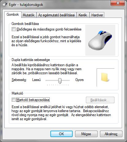 EGÉRTULAJDONSÁG-BEÁLLÍTÁS A WINDOWS ALATT 13 bal gombját, hogy megfogjuk a rajzelemet, amely aztán húzással mozgatható.