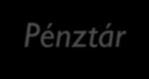 Forintpénztár (házi pénztár) Pénztár működési rendjét, pénzszükségletét a vállalkozás határozza meg a vállalakozók egymás közötti elszámolások rendezésére is használhatják