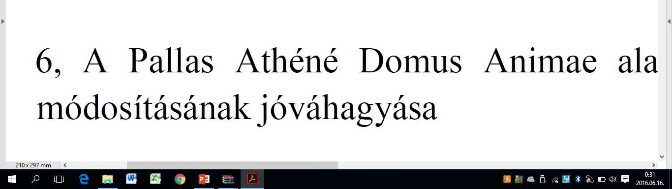 Eltérő központozás 2015. január 29-én indított elektronikus határozathozataláról szóló jegyzőkönyv 4. oldalon 6-os pont 2015.