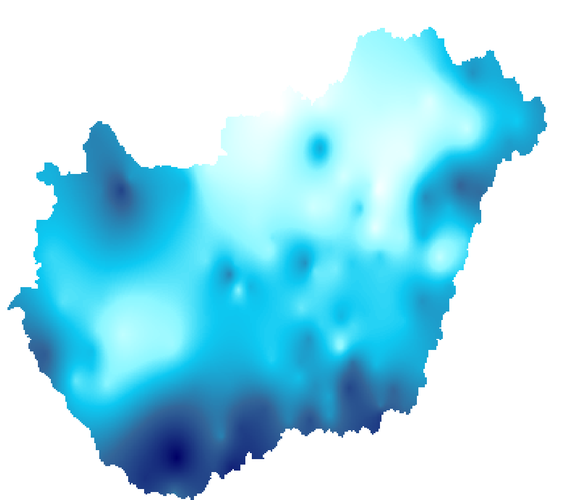 A január-május öthavi csapadékösszeg 79 mm (Szécsény) és 253 mm (Pécs-Pogány) között alakult, az országos területi átlagérték 145 mm volt, amely az időszakos átlagnál 51 mm-rel (26 %-kal) alacsonyabb.