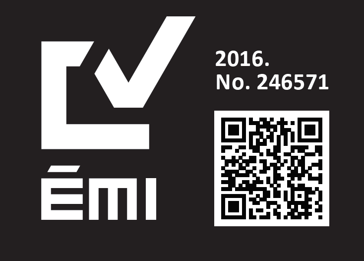 ÉMI Minőségjel ÉMJ 2016.05.02.