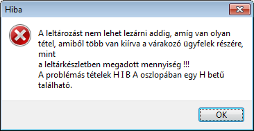 2.6. Előzetes leltárzárás A leltárértékek feltöltése közben is van lehetőségünk megtekinteni, hogy az eddig feltöltött értékek alapján hogyan állunk.