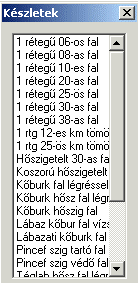 9. Építészet 459 Készletek Az így beállított fal tulajdonságainak összességét elmentheti készletbe, illetve a tulajdonságokat betöltheti készletből.