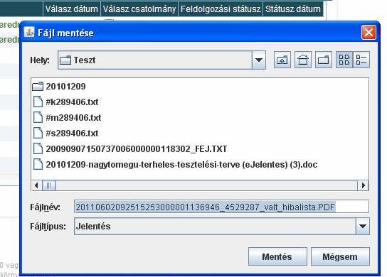 A szőrıfeltételek érvénybe léptetéséhez kattintson a lista frissítése gombra.