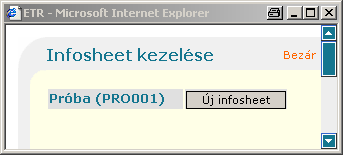 Oktatók menü Beírhatja hozzászólását, mely névvel és dátummal a kurzusfórum minden résztvev8je számára olvashatóvá válik.