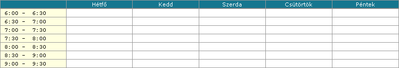 Adatok menü 2.5 Adatok 2.5.1 Személyes adatok Az Adatok menü mindössze két menüpontot tartalmaz, a személyes adatokét és az órarendi adatokét.