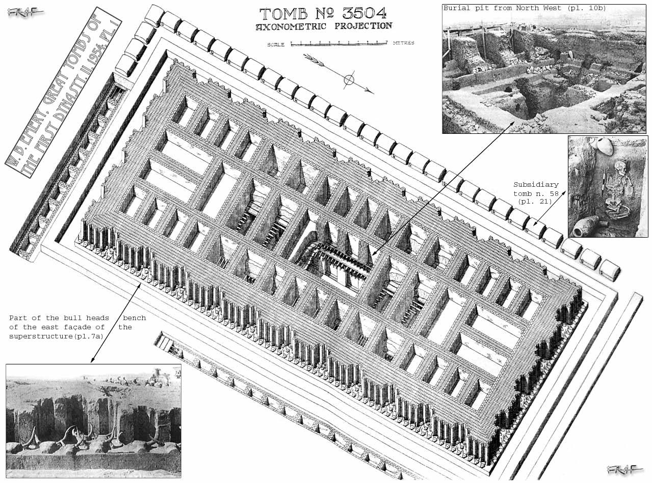 Memphis (Saqqara) jellegzetes korai királysír 15 BME GTK 2016.