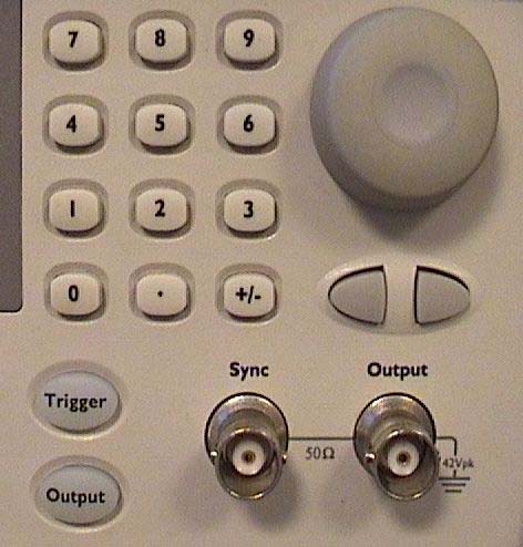 ARBgen Output - 50Ω source impedance Displayed Ampl!