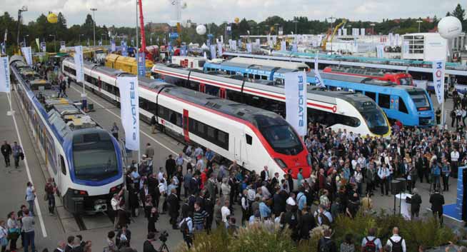 INNOTRANS 2016 Berlin 1. ábra: Berlin, 2016. szeptember az InnoTrans szabadtér részlete (Fotó: Stráner Pál) Az 1996 óta két évenként megrendezésre kerülő berlini vasúti világkiállítás és vásár 2016.