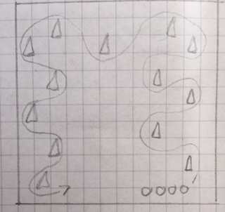 Gyakorlat száma: 8. Gyakorlat megnevezése: 5 kör futás, a kijelölt bójákat megkerülve. Alkalmazási területe: Általános iskola 1-4.