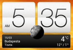 133 Alapvető alkalmazások Alapvető alkalmazások Az Óra használata Tudnivalók a HTC Óra widgetről A HTC Óra widget segítségével megnézheti a pillanatnyi időt, dátumot és tartózkodási helyét.