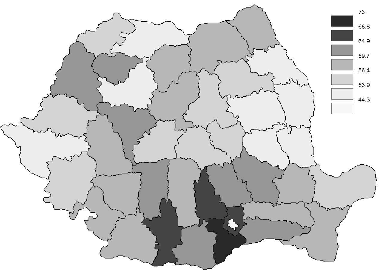 280 Illyés Gergely Székely István Gergő A 2012-es romániai helyhatósági választások tanulságai 281 megugrott.