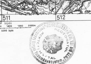 Bolyai TE, Babeş TE (1959-ig) topográfiai térképek: titkos dokumentumok irodája, használatban voltak, szigorú ellenőrzés mellett általános térképek, atlaszok: utolsó