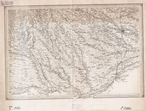 800 tétel Törzsgyűjteményben topográfiai szelvények II. felmérés (1: 144 000, 1: 576 000) III.