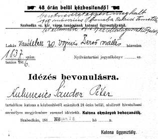 ex pannonia Studije / Kutatások / Studies hitelesítésére néhány nappal később, május 21-én került sor a főispán, a városi tanács, továbbá a hitelesítő bizottság tagjainak jelenlétében. 1916.