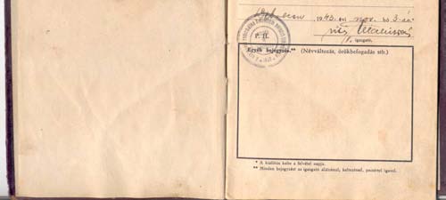 Polgári iskolai tanulmányi értesítő 1936 Tanulmányi