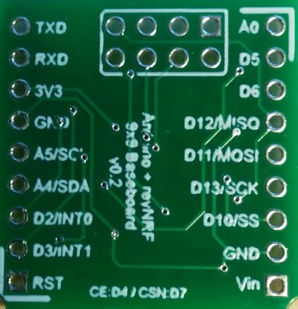 Smart Switch Baseboard v0.2 ATmega328P NRF24L01+ 3.
