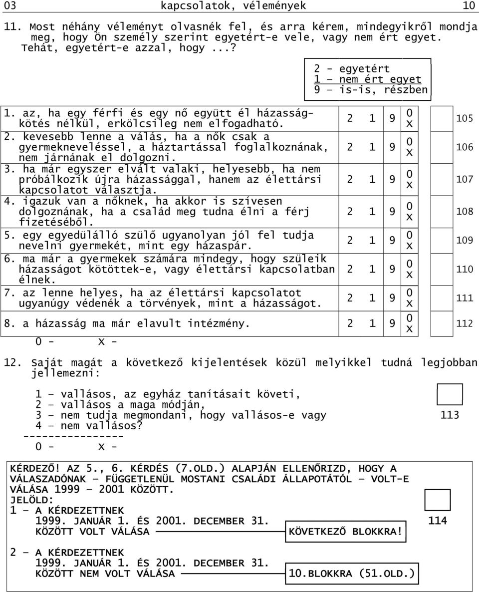 3. ha már egyszer elvált valaki, helyesebb, ha nem próbálkozik újra házassággal, hanem az élettársi kapcsolatot választja. 4.