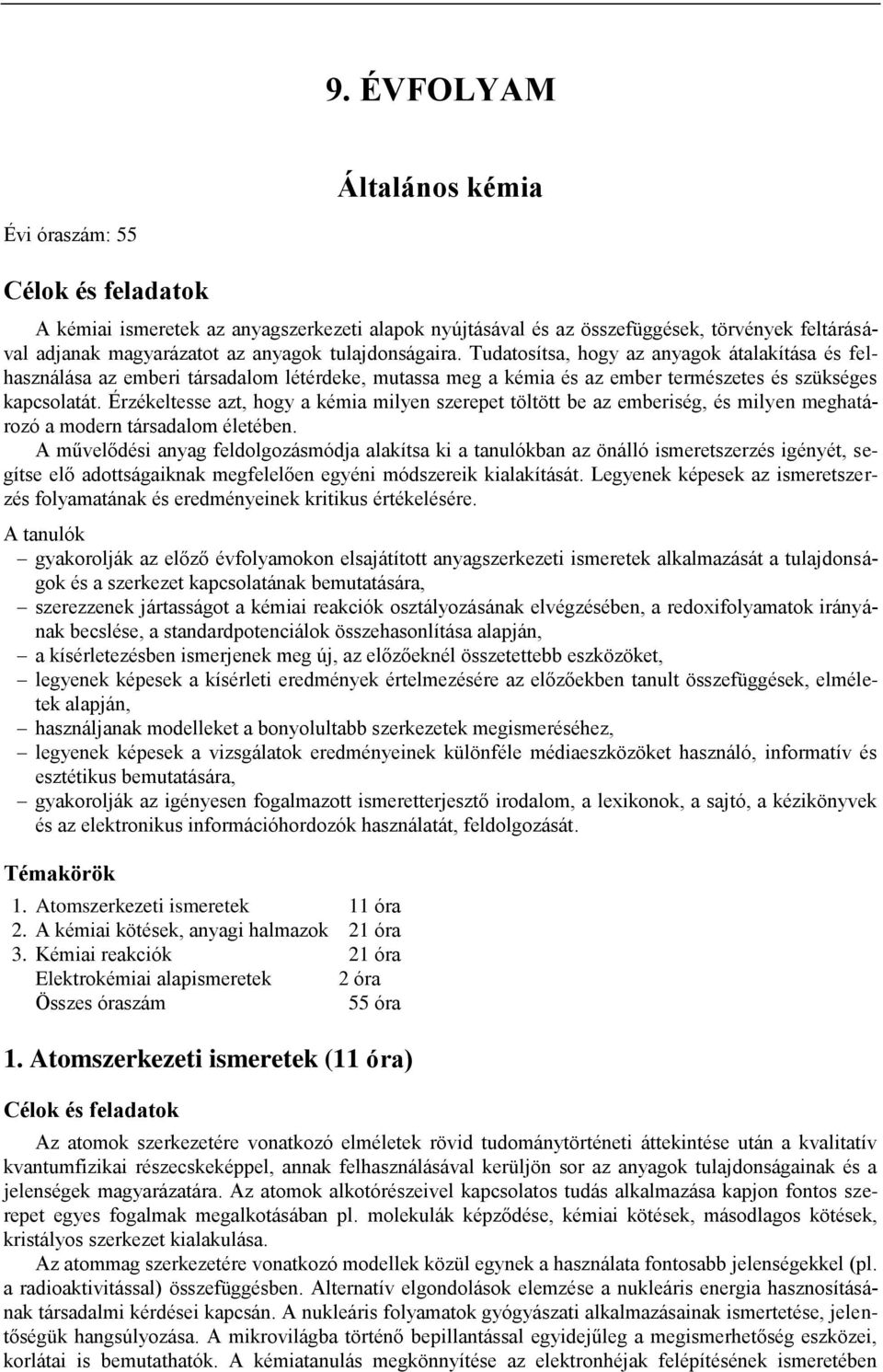 Érzékeltesse azt, hogy a kémia milyen szerepet töltött be az emberiség, és milyen meghatározó a modern társadalom életében.