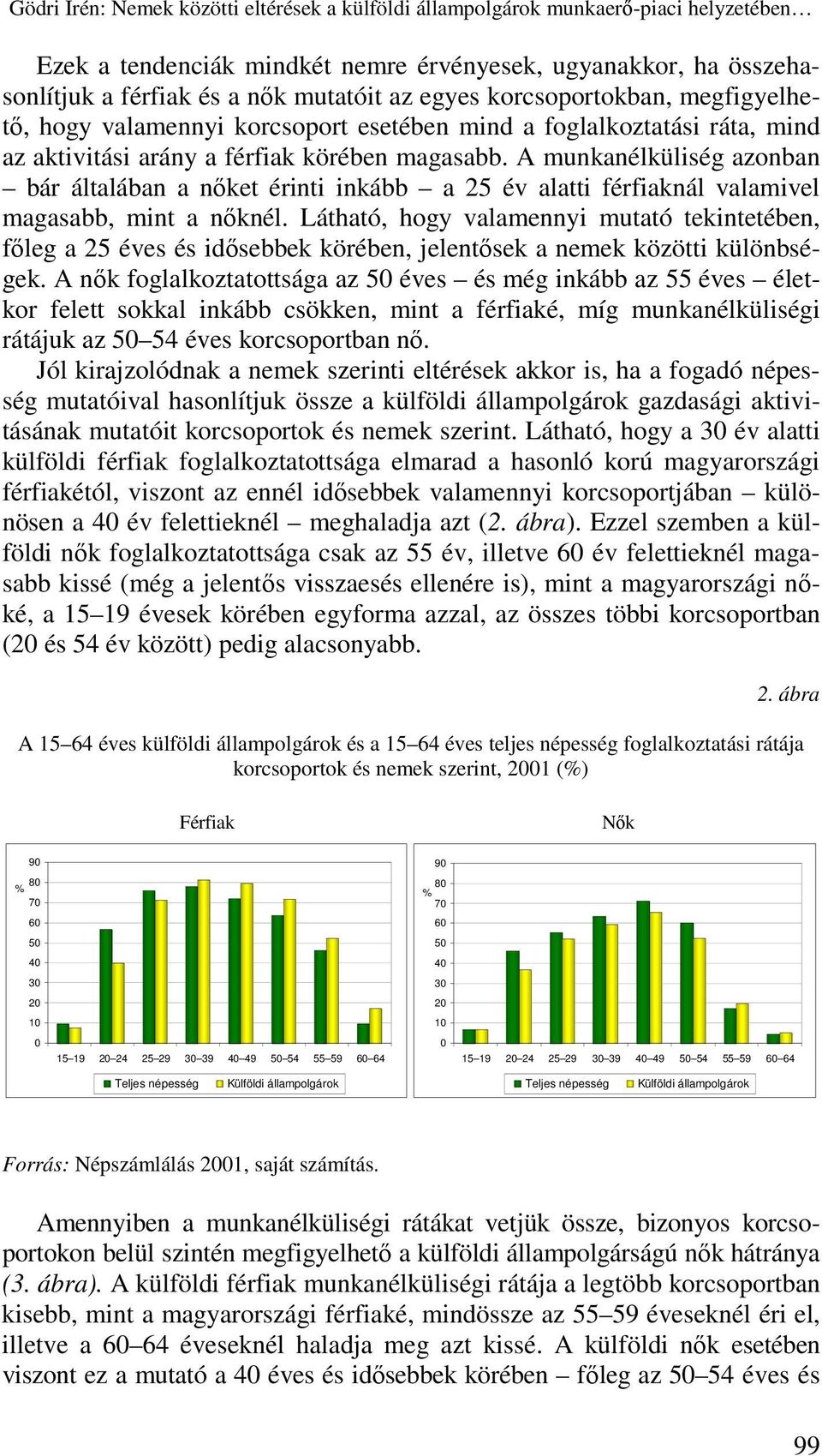 A munkanélküliség azonban bár általában a nıket érinti inkább a 25 év alatti férfiaknál valamivel magasabb, mint a nıknél.