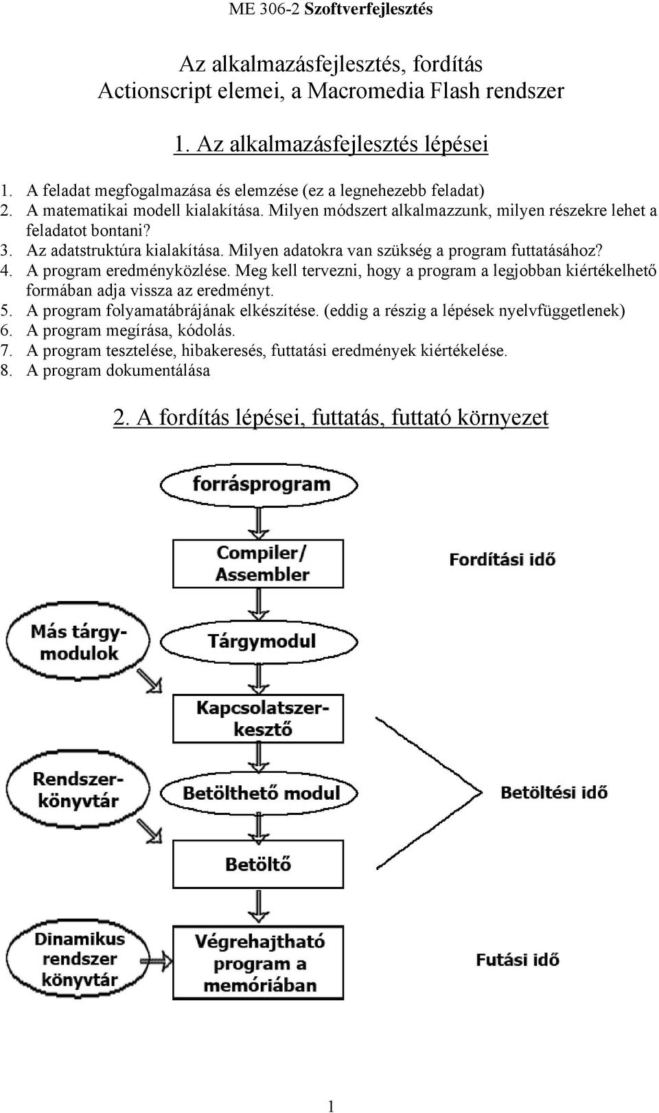 A program eredményközlése. Meg kell tervezni, hogy a program a legjobban kiértékelhető formában adja vissza az eredményt. 5. A program folyamatábrájának elkészítése.