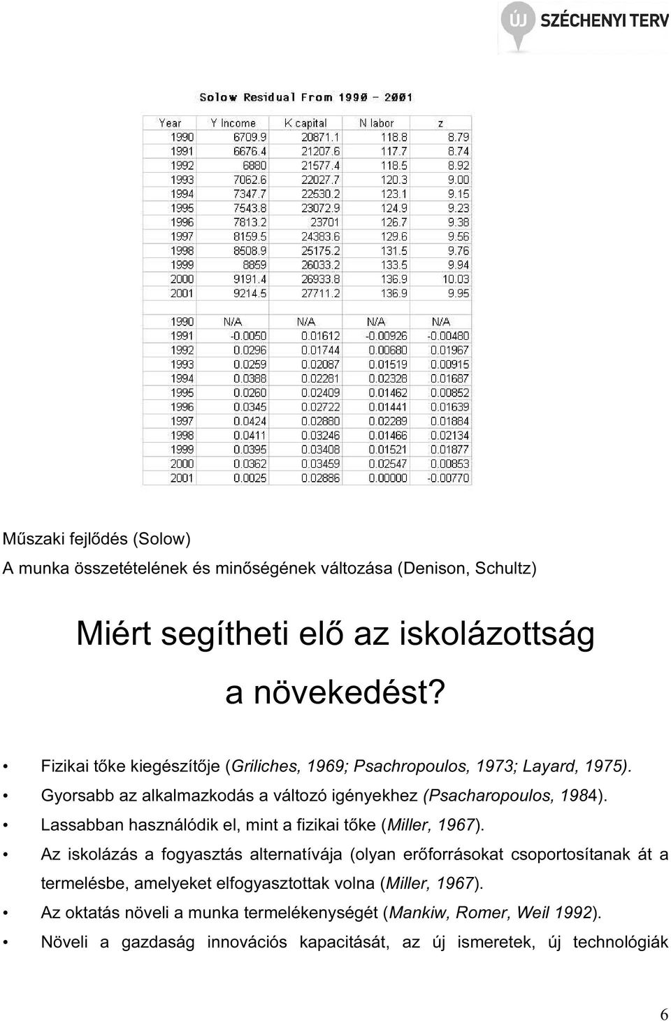 Lassabban használódik el, min a fizikai őke (Miller, 1967).