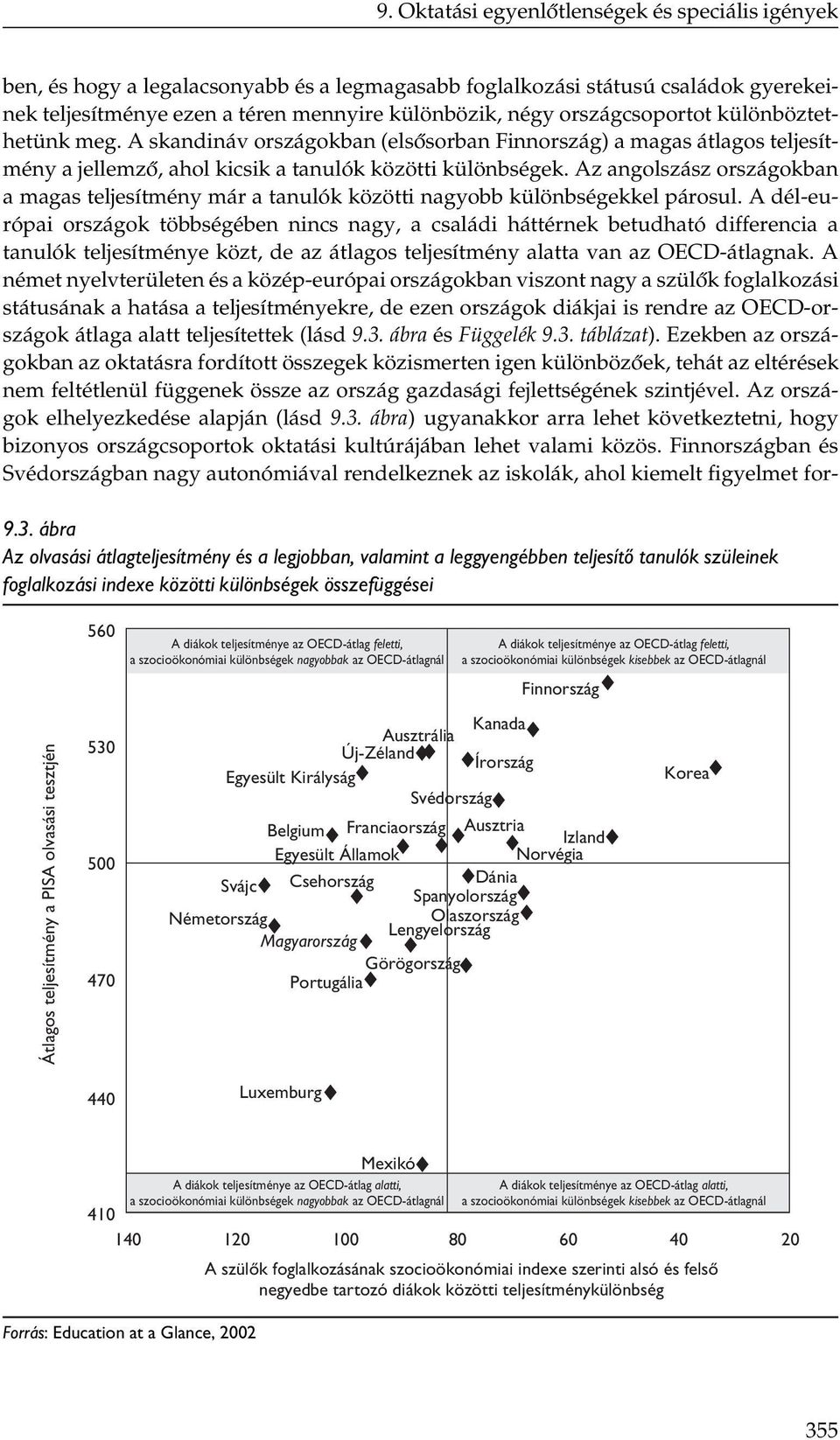 Az angolszász országokban a magas teljesítmény már a tanulók közötti nagyobb különbségekkel párosul.