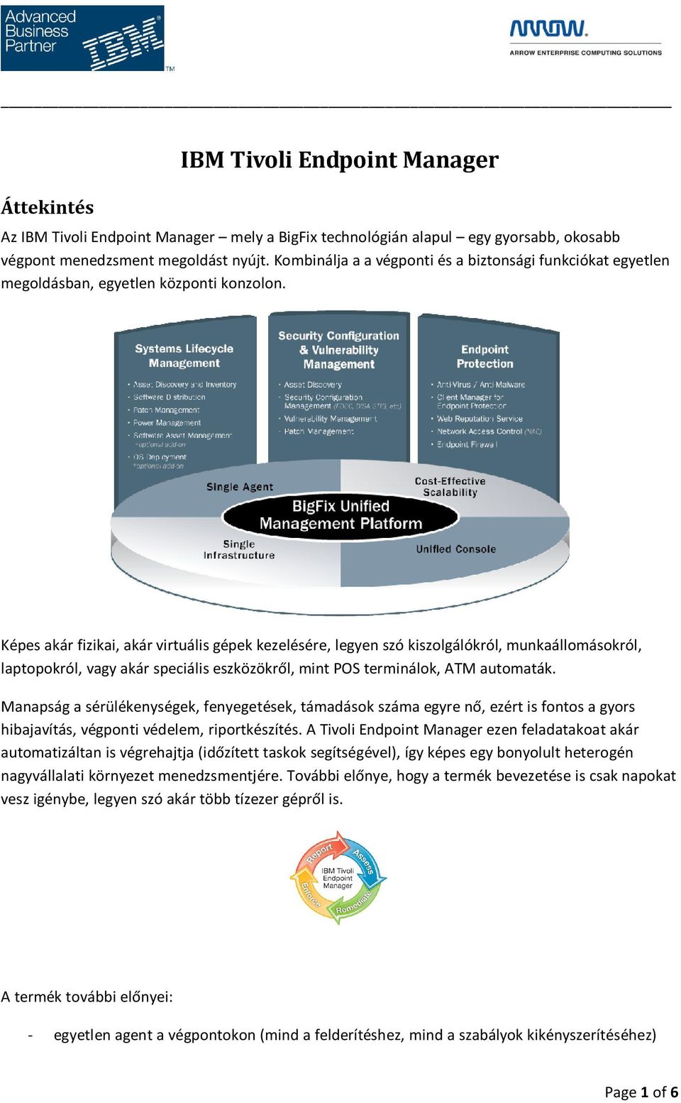 Képes akár fizikai, akár virtuális gépek kezelésére, legyen szó kiszolgálókról, munkaállomásokról, laptopokról, vagy akár speciális eszközökről, mint POS terminálok, ATM automaták.