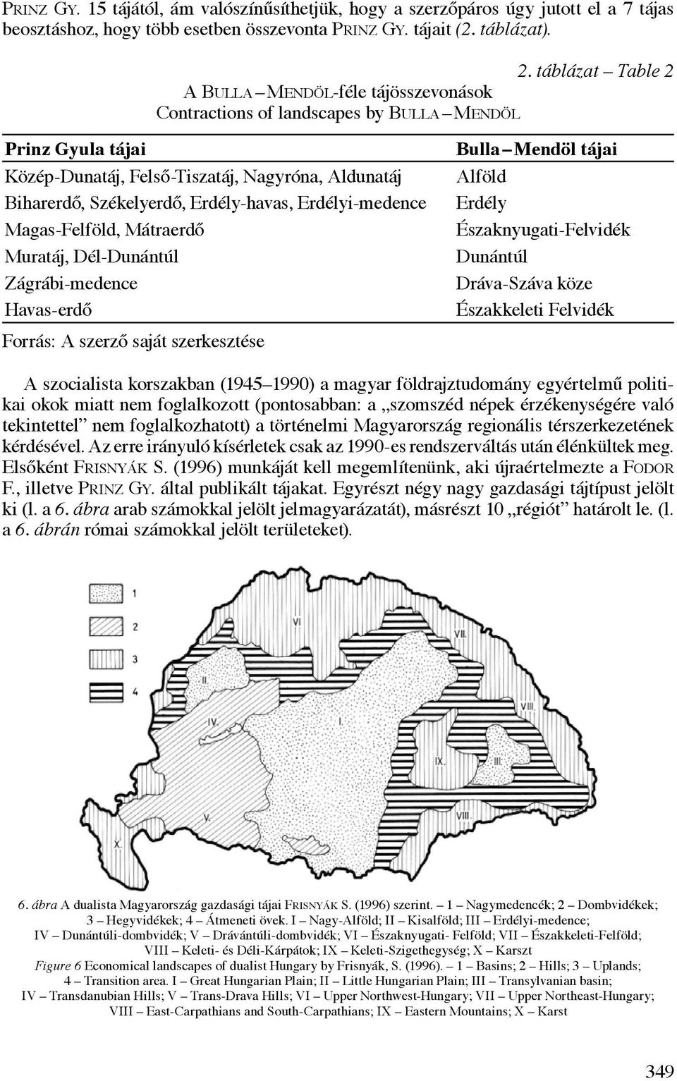 Erdély-havas, Erdélyi-medence Magas-Felföld, Mátraerdő Muratáj, Dél-Dunántúl Zágrábi-medence Havas-erdő Forrás: A szerző saját szerkesztése Bulla Mendöl tájai Alföld Erdély Északnyugati-Felvidék