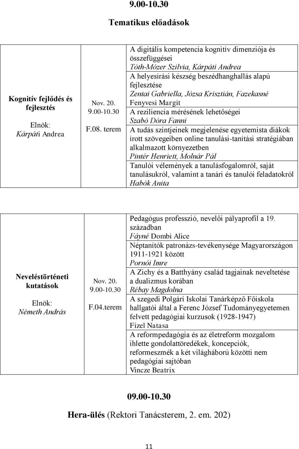 Fazekasné Fenyvesi Margit A reziliencia mérésének lehetőségei Szabó Dóra Fanni A tudás szintjeinek megjelenése egyetemista diákok írott szövegeiben online tanulási-tanítási stratégiában alkalmazott