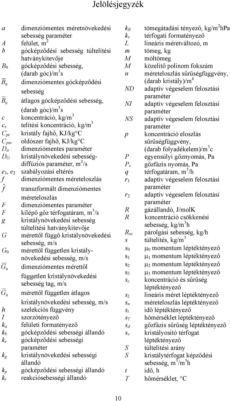 ebeég, NI adapív végeelem felozá (darab gó)/m paraméer konenráó, kg/m NS adapív végeelem felozá elíé konenráó, kg/m paraméer C p krály fahő, KJ/kg C p konenráó elozlá C pv oldózer fahő, KJ/kg C