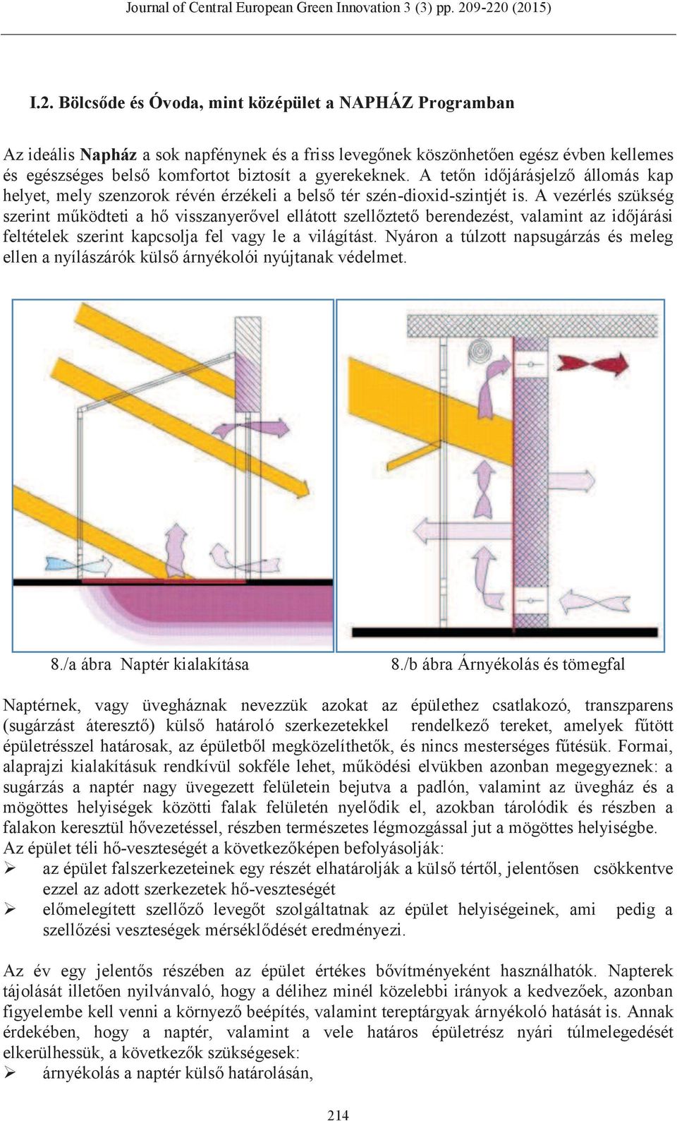 A vezérlés szükség szerint működteti a hő visszanyerővel ellátott szellőztető berendezést, valamint az időjárási feltételek szerint kapcsolja fel vagy le a világítást.