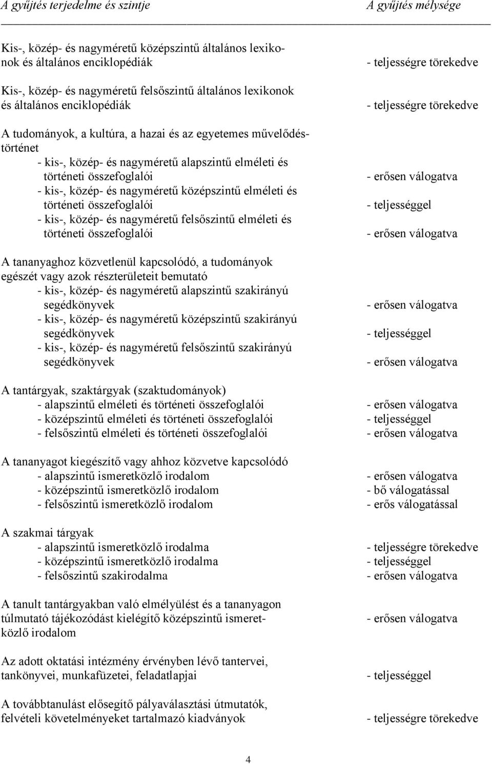 középszintű elméleti és történeti összefoglalói - kis-, közép- és nagyméretű felsőszintű elméleti és történeti összefoglalói A tananyaghoz közvetlenül kapcsolódó, a tudományok egészét vagy azok