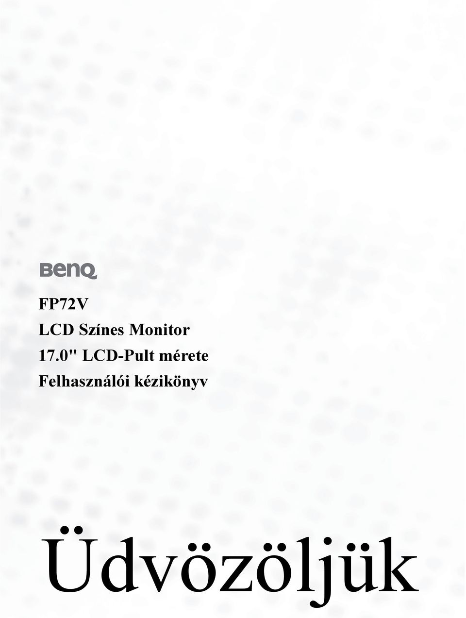 0" LCD-Pult mérete