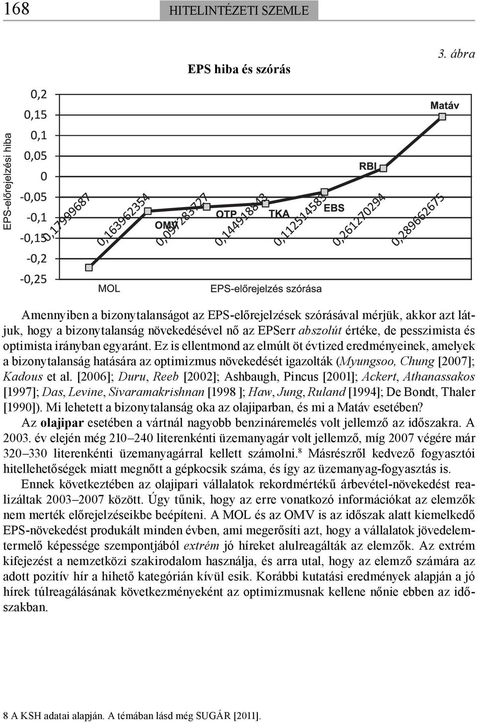 egyaránt. Ez is ellentmond az elmúlt öt évtized eredményeinek, amelyek a bizonytalanság hatására az optimizmus növekedését igazolták (Myungsoo, Chung [2007]; Kadous et al.