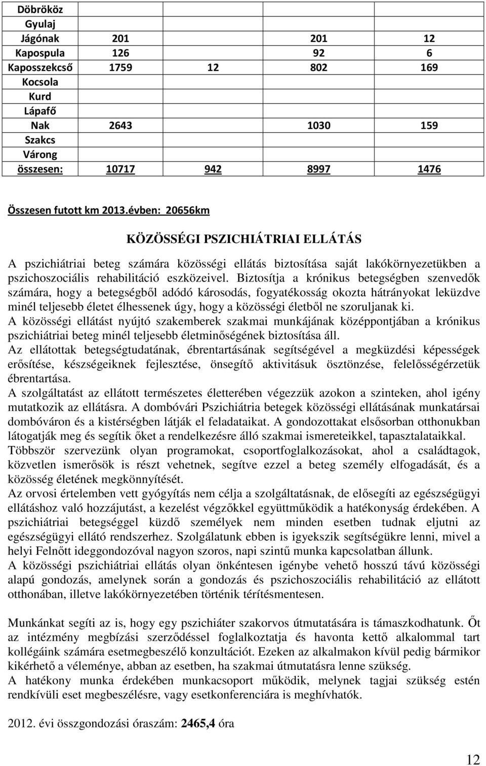 Biztosítja a krónikus betegségben szenvedők számára, hogy a betegségből adódó károsodás, fogyatékosság okozta hátrányokat leküzdve minél teljesebb életet élhessenek úgy, hogy a közösségi életből ne