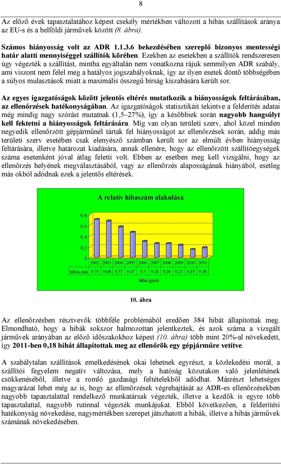 Ezekben az esetekben a szállítók rendszeresen úgy végezték a szállítást, mintha egyáltalán nem vonatkozna rájuk semmilyen ADR szabály, ami viszont nem felel meg a hatályos jogszabályoknak, így az