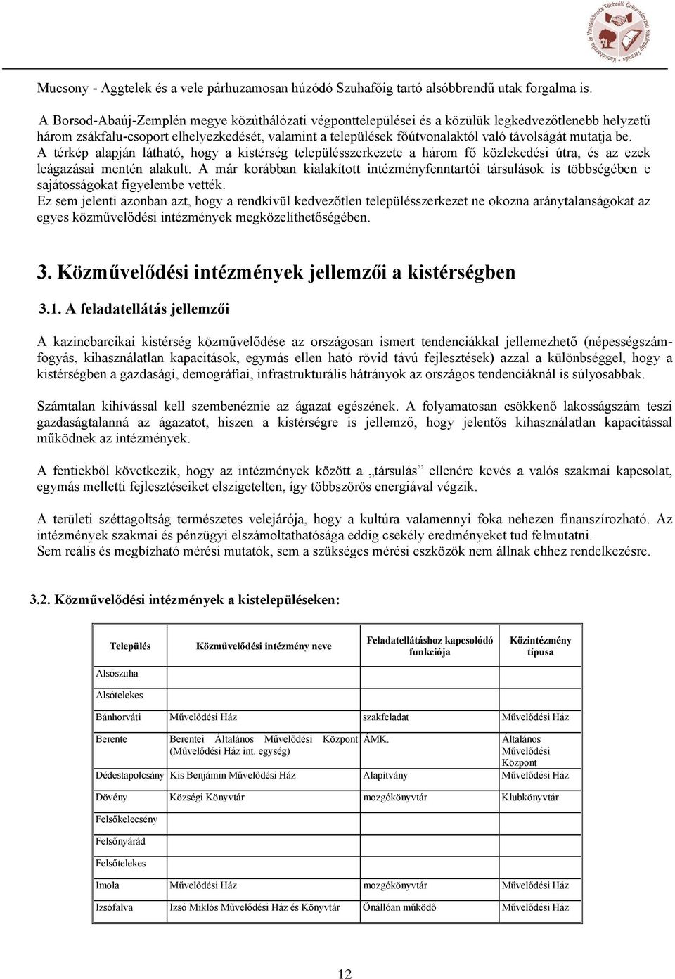 A térkép alapján látható, hgy a kistérség településszerkezete a hárm fő közlekedési útra, és az ezek leágazásai mentén alakult.