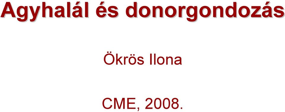 donorgondozá