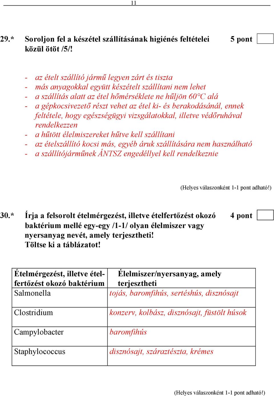 étel ki- és berakodásánál, ennek feltétele, hogy egészségügyi vizsgálatokkal, illetve védıruhával rendelkezzen - a hőtött élelmiszereket hőtve kell szállítani - az ételszállító kocsi más, egyéb áruk