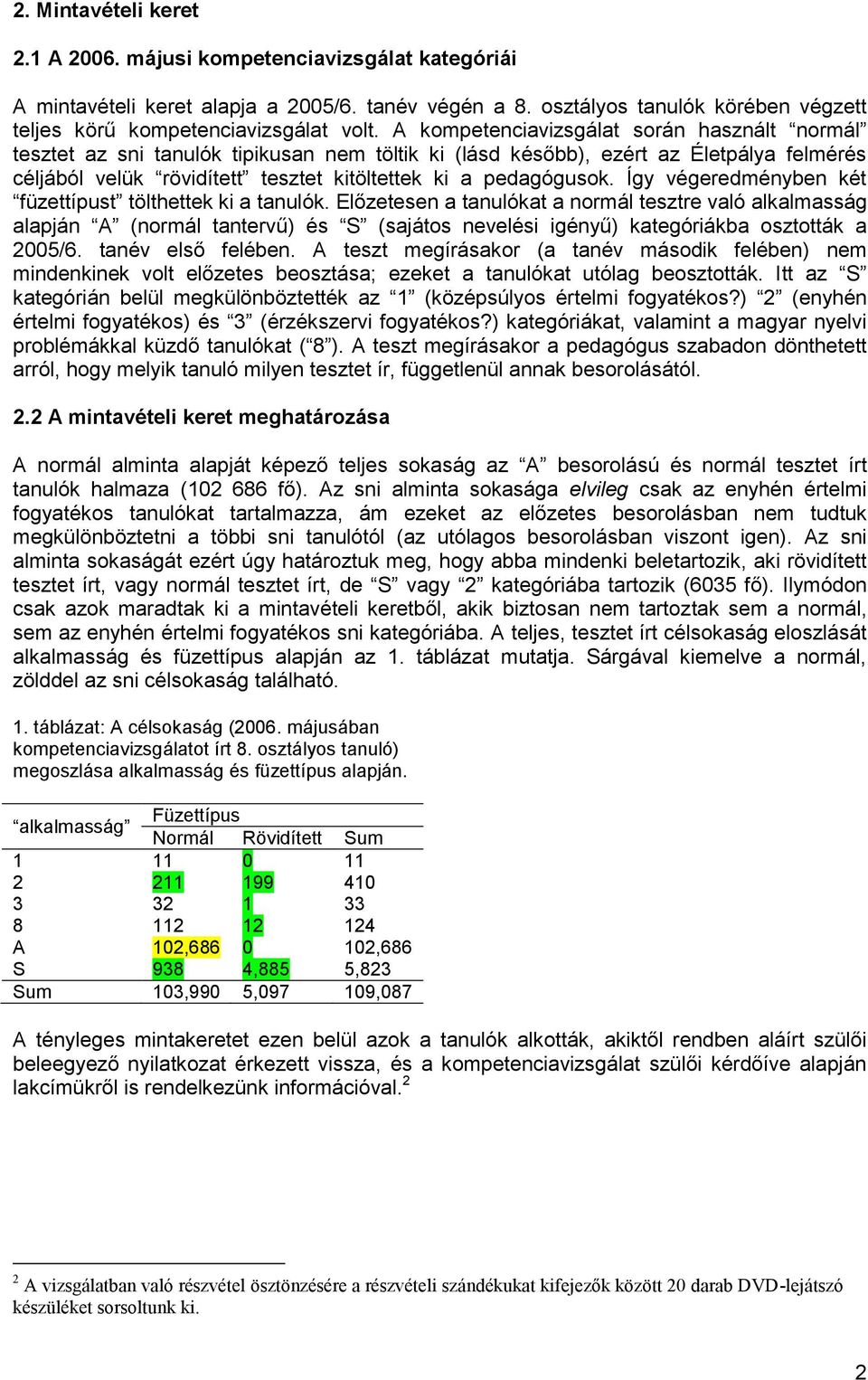 Így végeredményben két füzettípust tölthettek ki a tanulók.